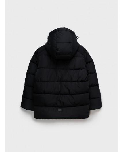 Куртка текстильная с полиуретановым покрытием для мальчиков черный