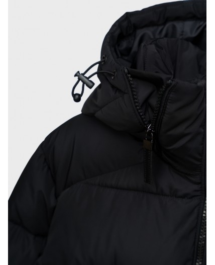 Куртка текстильная с полиуретановым покрытием для мальчиков черный