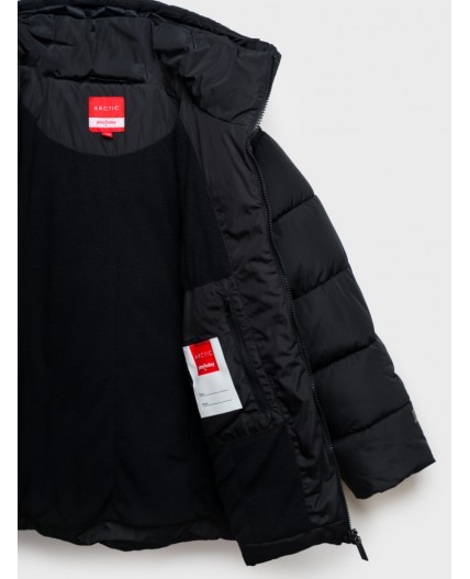 Куртка текстильная с полиуретановым покрытием для мальчиков черный