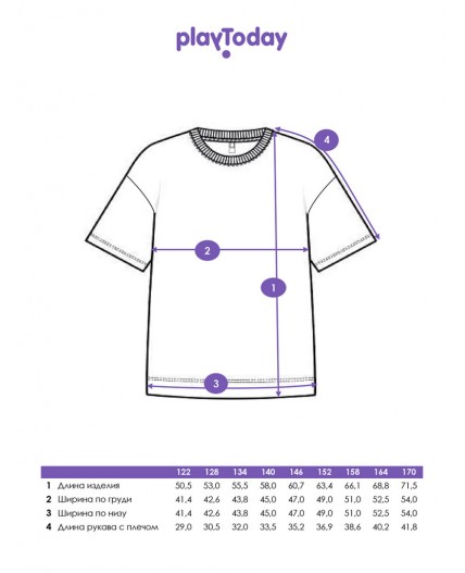Фуфайка трикотажная для девочек (футболка) белый,черный