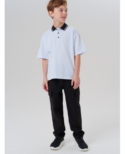 Полуботинки для мальчиков черный