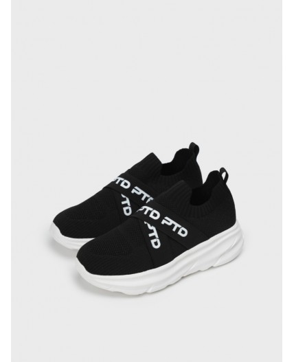 Полуботинки для девочек черный