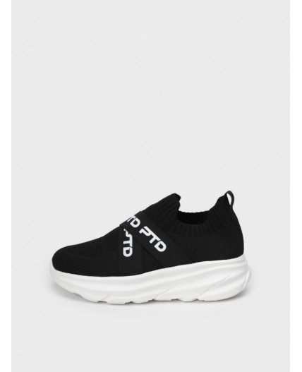 Полуботинки для девочек черный