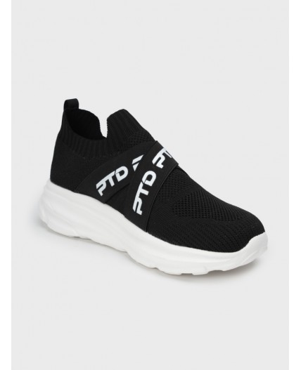 Полуботинки для девочек черный