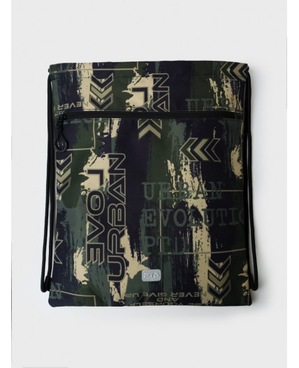 Сумка-мешок текстильная для мальчиков хаки