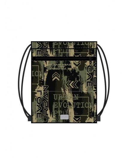 Сумка-мешок текстильная для мальчиков хаки