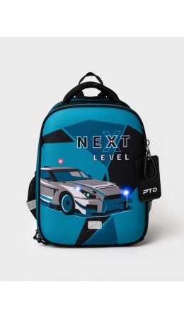 Рюкзак текстильный для мальчиков черный,синий