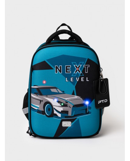 Рюкзак текстильный для мальчиков черный,синий