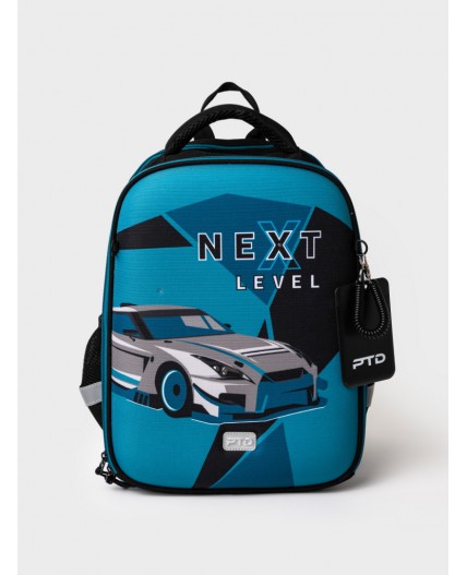 Рюкзак текстильный для мальчиков черный,синий