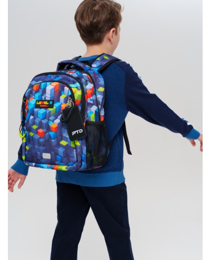 Рюкзак текстильный для мальчиков разноцветный