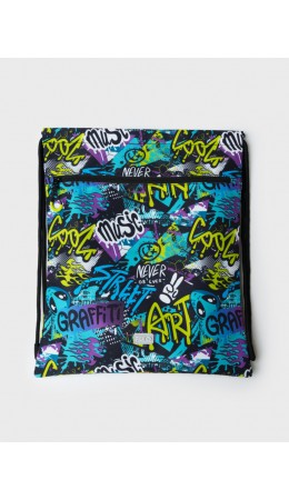 Сумка-мешок текстильная для мальчиков разноцветный