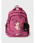 Рюкзак текстильный для девочек розовый