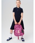 Рюкзак текстильный для девочек розовый
