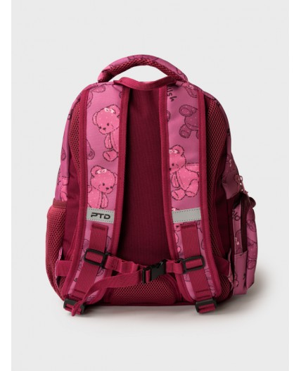 Рюкзак текстильный для девочек розовый