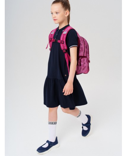 Рюкзак текстильный для девочек розовый
