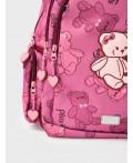 Рюкзак текстильный для девочек розовый