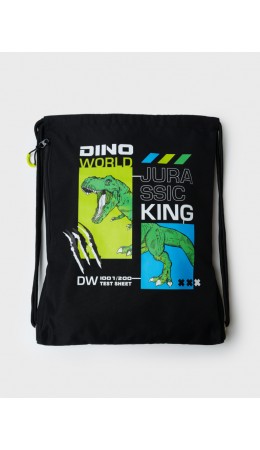 Сумка-мешок текстильная для мальчиков черный,синий,зеленый