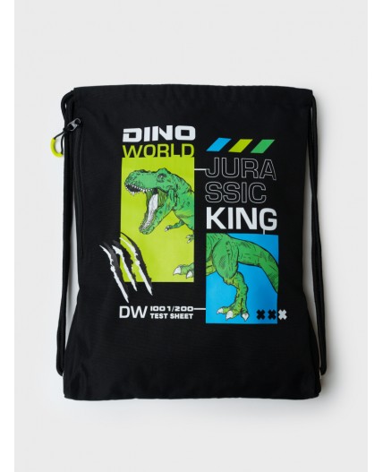 Сумка-мешок текстильная для мальчиков черный,синий,зеленый