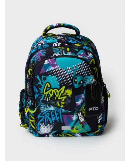 Рюкзак текстильный для мальчиков разноцветный