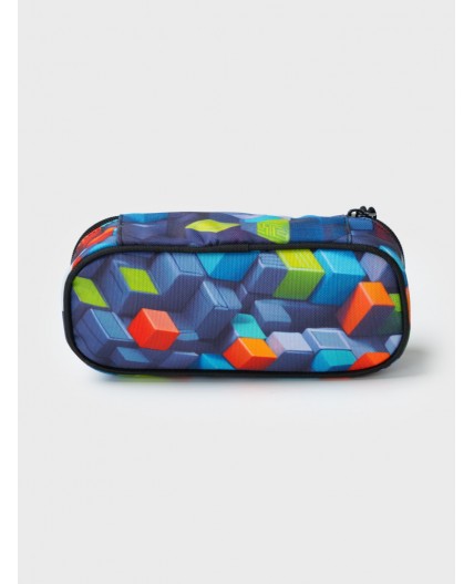 Пенал текстильный для мальчиков разноцветный