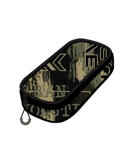 Пенал текстильный для мальчиков хаки