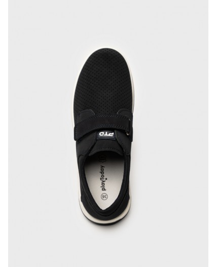 Полуботинки для мальчиков тёмно-синий