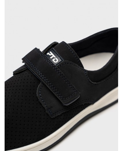 Полуботинки для мальчиков тёмно-синий