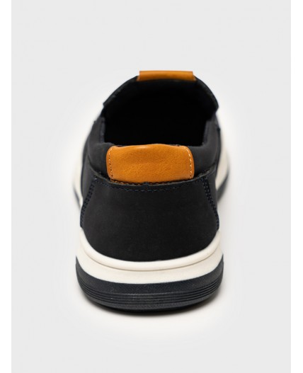 Полуботинки для мальчиков тёмно-синий