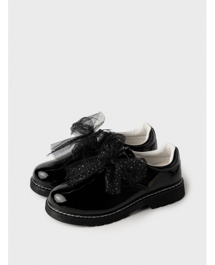 Полуботинки для девочек черный