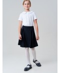 Юбка текстильная для девочек тёмно-синий