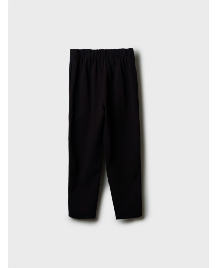 Брюки текстильные для девочек черный