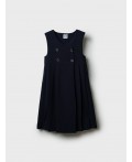 Сарафан текстильный для девочек тёмно-синий