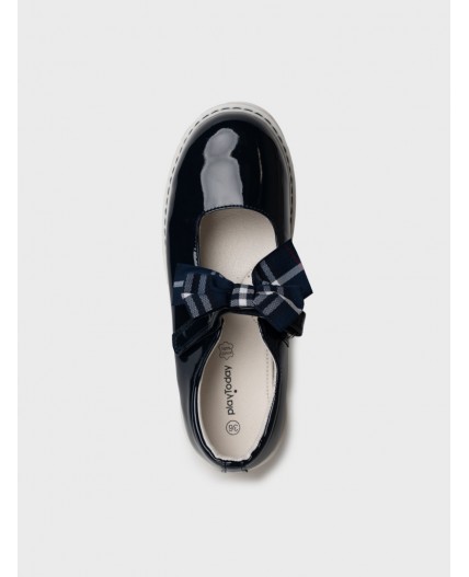 Туфли для девочек тёмно-синий