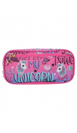 Пенал для девочки разноцветный