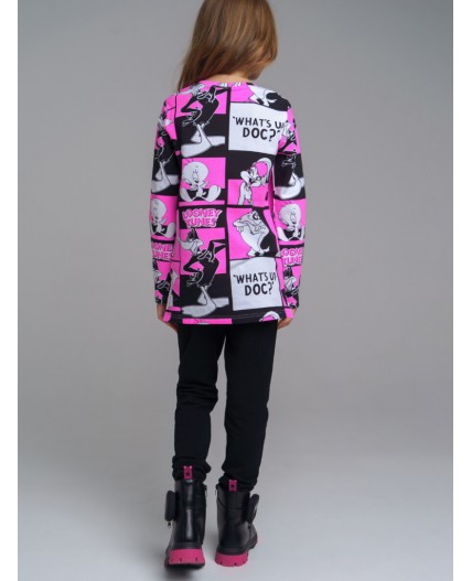 Леггинсы с начесом черный