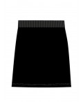 Юбка трикотажная для девочек черный