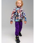 Куртка трикотажная для мальчиков разноцветный