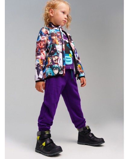 Куртка трикотажная для мальчиков разноцветный