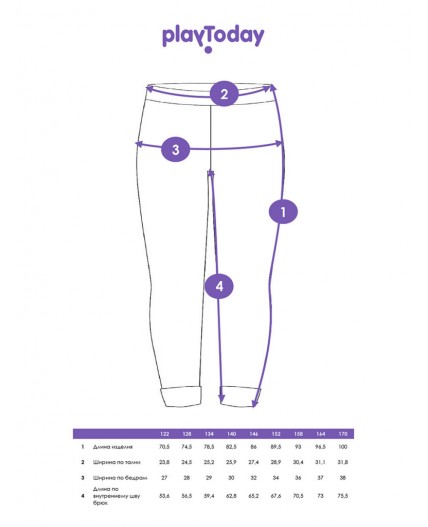 Рейтузы трикотажные для девочек черный
