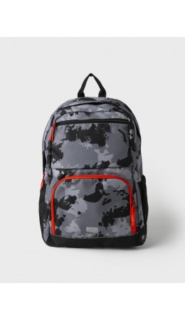 Рюкзак текстильный для мальчиков серый,черный
