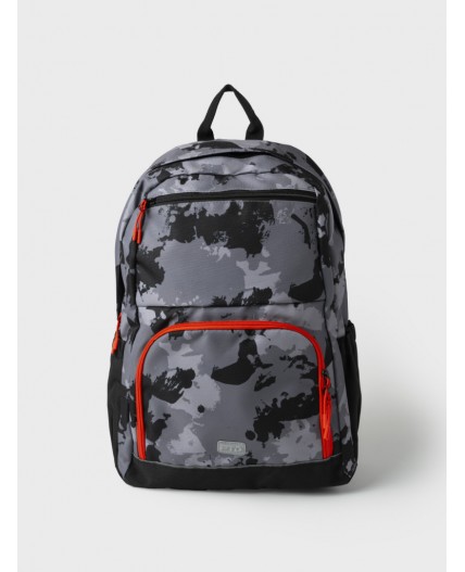 Рюкзак текстильный для мальчиков серый,черный