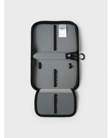 Пенал текстильный для мальчиков черный,серый