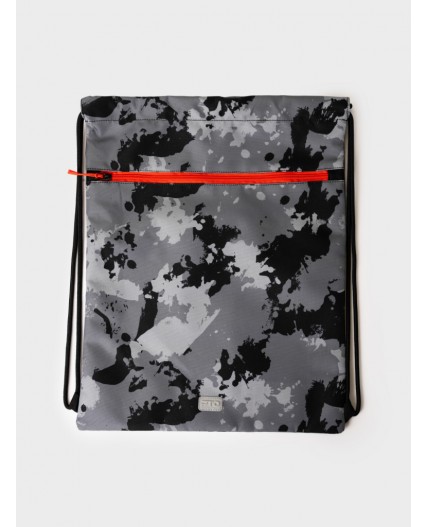 Сумка текстильная для девочек серый,черный