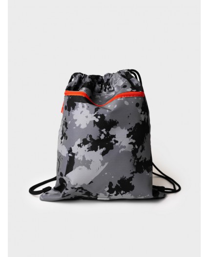 Сумка текстильная для девочек серый,черный