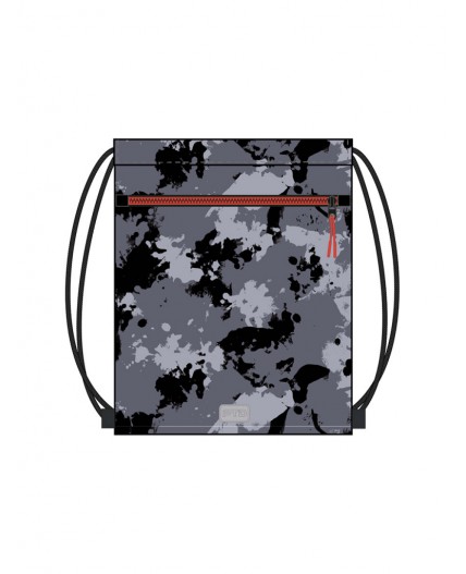 Сумка текстильная для девочек серый,черный