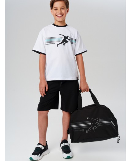 Сумка текстильная для мальчиков черный