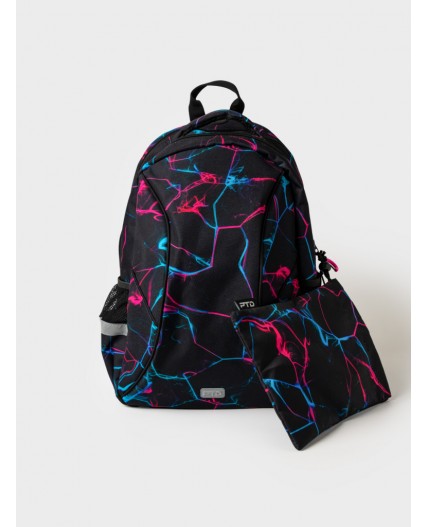 Комплект для девочек: рюкзак, сумка-мешок разноцветный