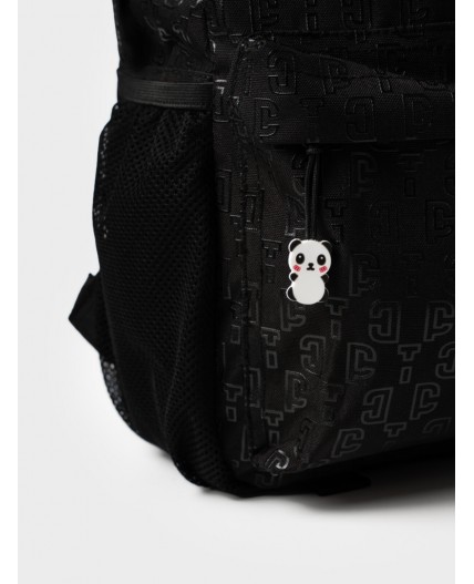 Комплект для девочек: рюкзак, игрушка черный