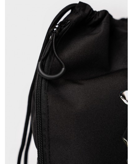 Сумка-мешок текстильная для мальчиков черный,серый