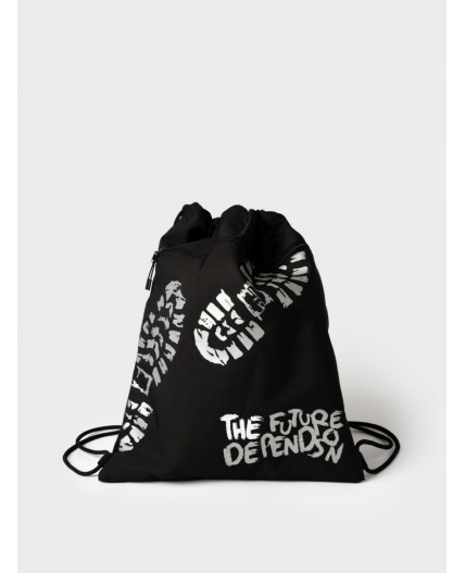 Сумка-мешок текстильная для мальчиков черный